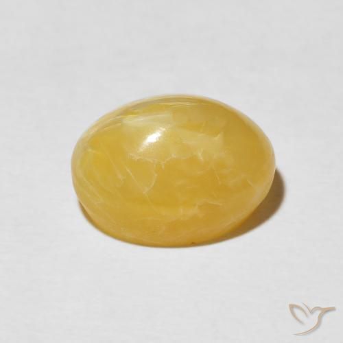 Opale œil de chat Orange Doré naturelle ovale, 5.02 ct, Opaque