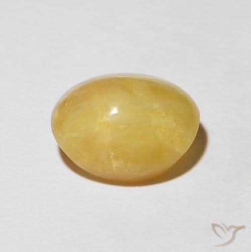 Opale œil de chat Doré moyen naturelle ovale, 5.55 ct, Opaque