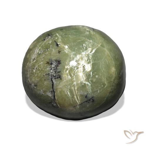 4.99ct Vert terreux Opale œil de chat, ovale, Opaque