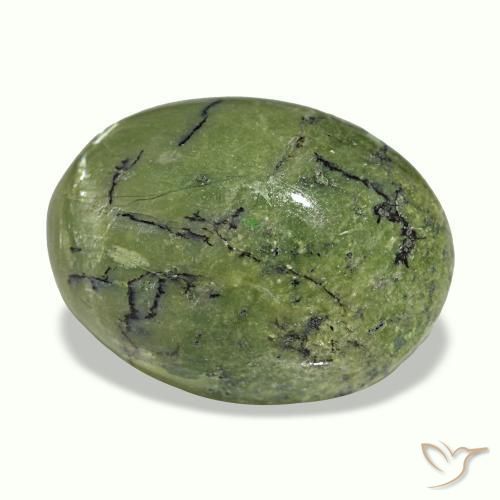 Cat's eye opal multicolore naturelle coupe ovale, 5,72 ct, opaque