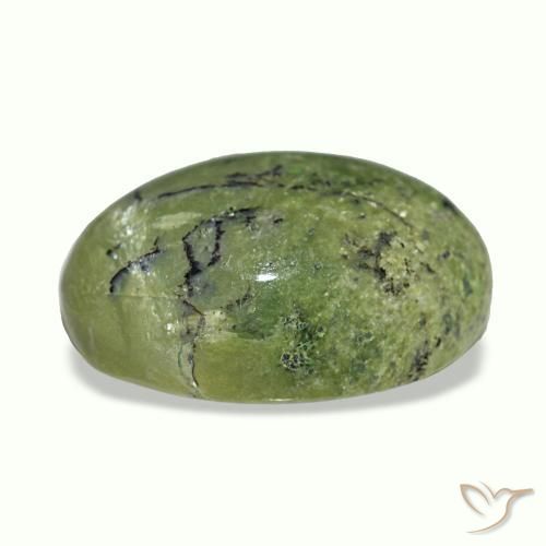 Cat's eye opal multicolore naturelle coupe ovale, 5,72 ct, opaque