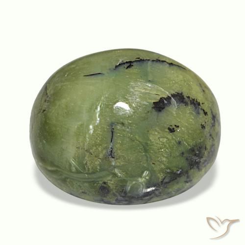 Cat's eye opal multicolore naturelle coupe ovale, 6,32 ct, opaque