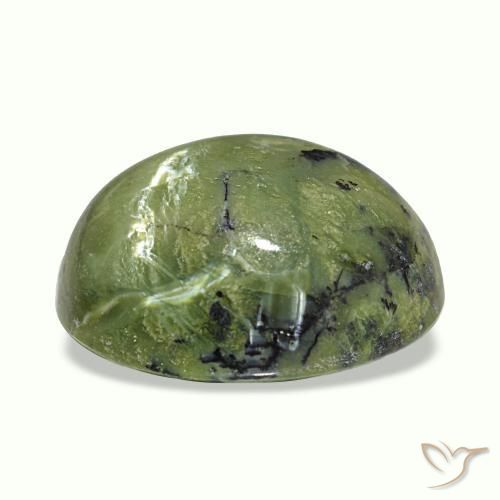 Cat's eye opal multicolore naturelle coupe ovale, 6,32 ct, opaque