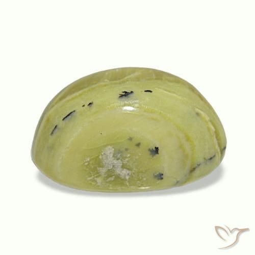 Cat's eye opal multicolore naturelle coupe ovale, 3,73 ct, opaque