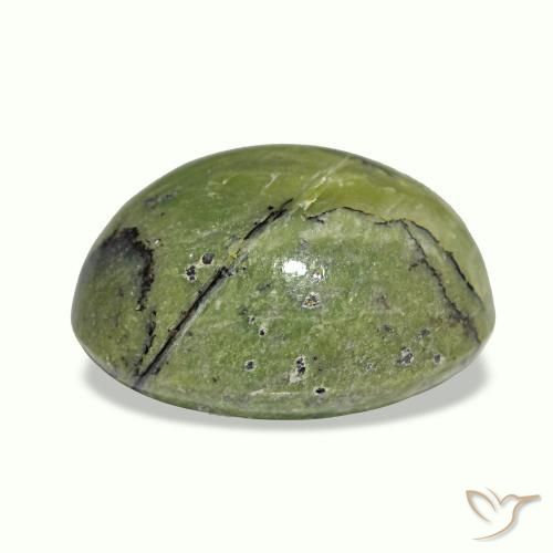 Cat's eye opal multicolore naturelle coupe ovale, 5,40 ct, opaque