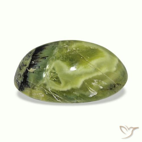 Cat's eye opal multicolore naturelle coupe ovale, 8,39 ct, opaque