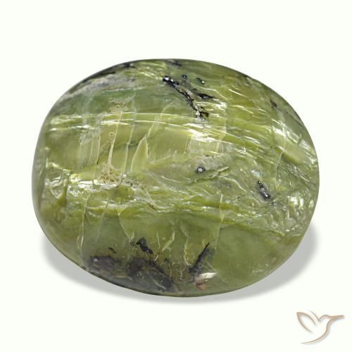 Cat's eye opal multicolore naturelle coupe ovale, 11,26 ct, opaque