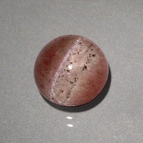 Cat's eye scapolite marron naturelle transparent, 2,23 ct, transparent / translucide