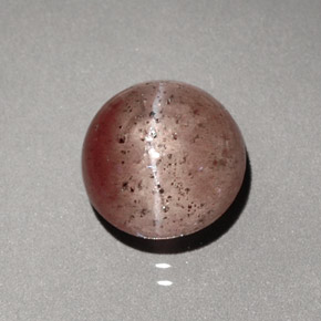 Cat's eye scapolite marron naturelle transparent, 2,23 ct, transparent / translucide