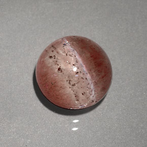 Cat's eye scapolite marron naturelle transparent, 2,23 ct, transparent / translucide