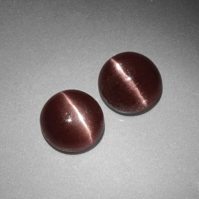 Achetez naturel ct Brun Scapolite œil de chat gems, Coupe roude, En provenance Madagascar chez GemSelect. En stock, livraison internationale!