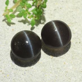 Achetez naturel 4,77ct marron cat's eye scapolite gems, coupe roude, en provenance madagascar chez gemselect. en stock, livraison internationale!