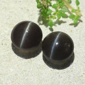 Achetez naturel 4,77ct marron cat's eye scapolite gems, coupe roude, en provenance madagascar chez gemselect. en stock, livraison internationale!