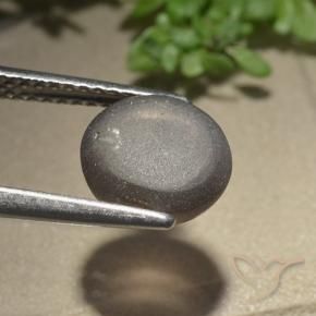 Scapolite œil de chat Marron ambré naturelle ovale, 2.54 ct, Translucide