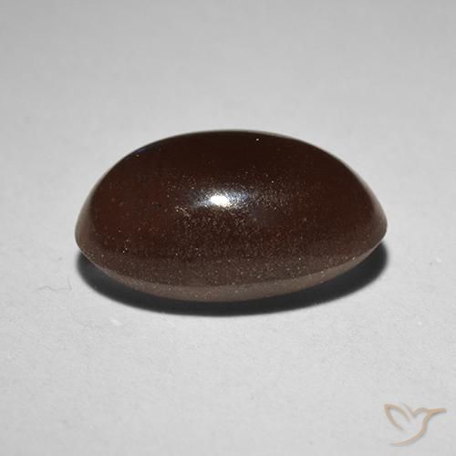 Scapolite œil de chat Marron ambré naturelle ovale, 2.12 ct, Translucide