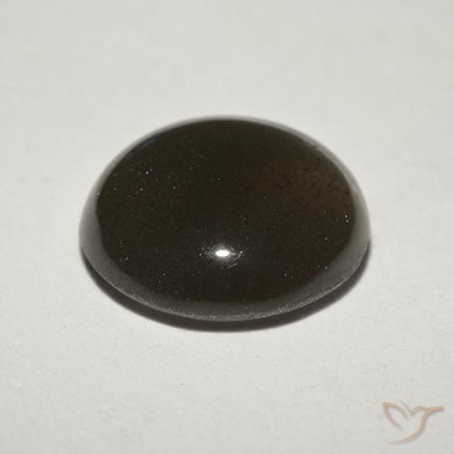 Scapolite œil de chat Noire naturelle Tour, 2.34 ct, Translucide