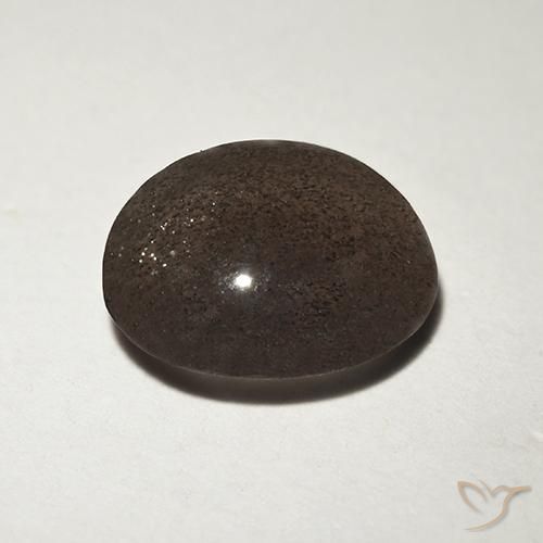 Cat's eye scapolite marron naturelle coupe roude, 1,50 ct, translucide