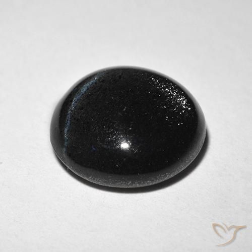Scapolite œil de chat Noire naturelle Tour, 2.48 ct, Translucide