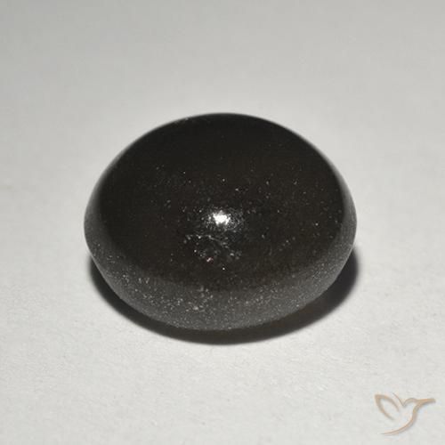 Scapolite œil de chat Noire naturelle Tour, 2.34 ct, Translucide