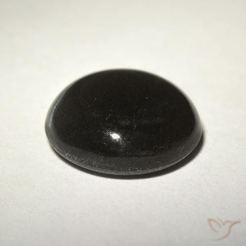 Scapolite œil de chat Noire naturelle Tour, 2.62 ct, Translucide
