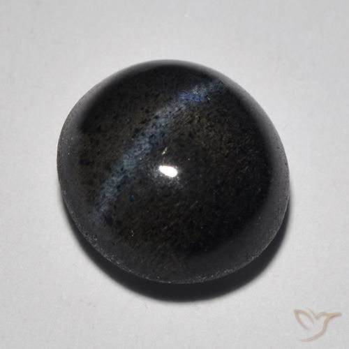 Scapolite œil de chat Noire naturelle Tour, 2.05 ct, Translucide