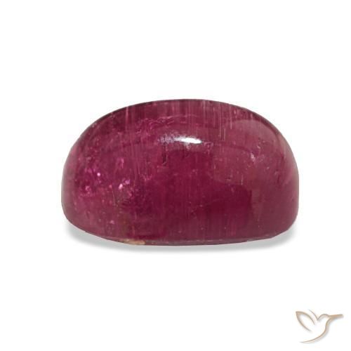 Tourmaline œil de chat Violet Rosâtre naturelle Coupe coussin, 3.03 ct, Translucide