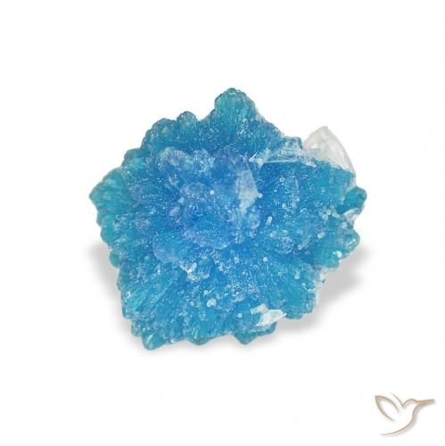 1.10ct Naturel Bleu azur électrique Cavansite, Fantaisie, Opaque