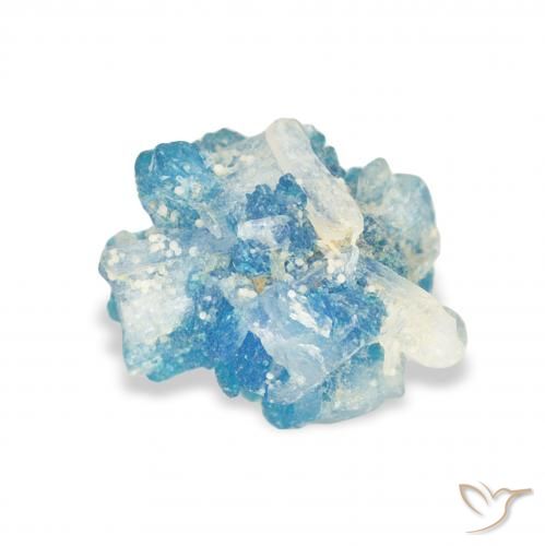 Cavansite Bleu Yale naturelle Fantaisie, 1.83 ct, Opaque