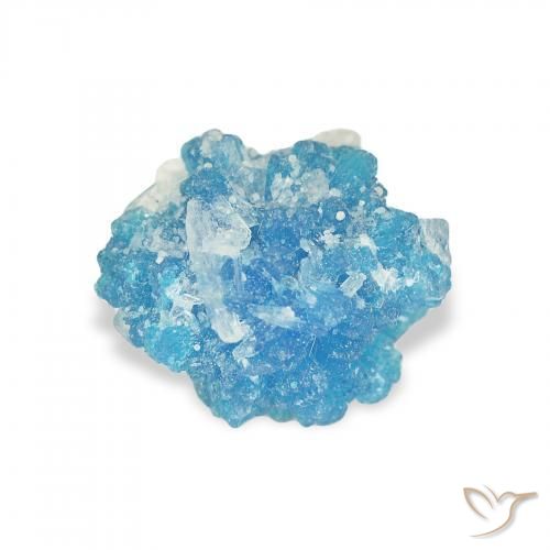 Cavansite Bleu Yale naturelle Fantaisie, 1.48 ct, Opaque