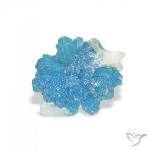 Cavansite Bleu Yale naturelle Fantaisie, 1.25 ct, Opaque
