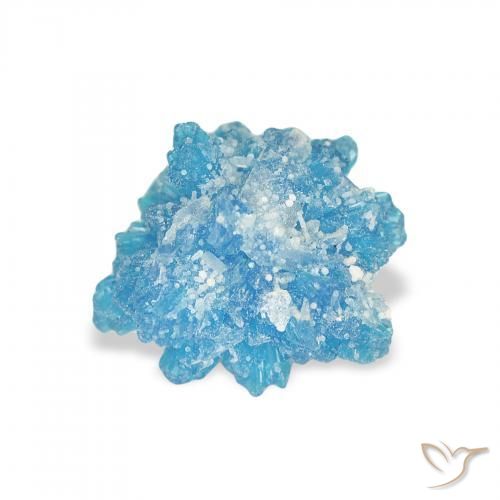 Cavansite Bleu Yale naturelle Fantaisie, 1.29 ct, Opaque