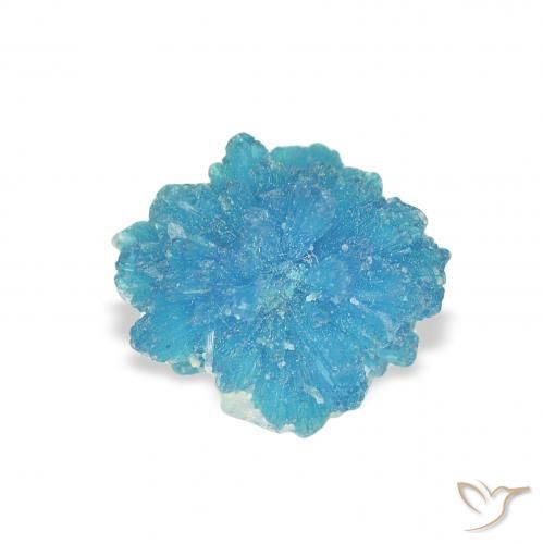 1.02ct Naturel Bleu Cavansite, Fantaisie, Opaque