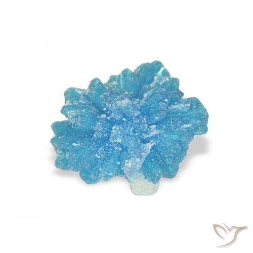 1.02ct Naturel Bleu Cavansite, Fantaisie, Opaque