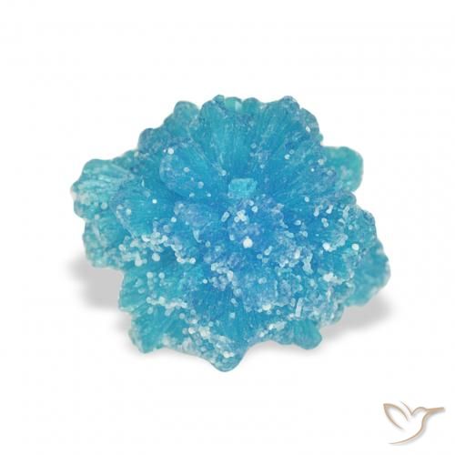 1.10ct Naturel Bleu Cavansite, Fantaisie, Opaque