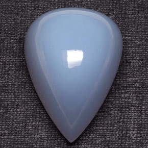 Calcédoine bleue naturelle transparent, 193,10 ct, transparent / translucide