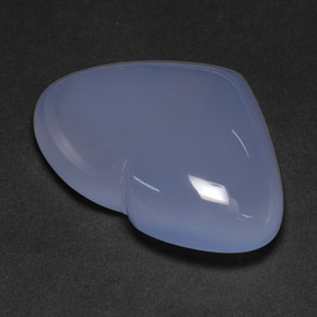 Calcédoine bleue naturelle transparent, 117,45 ct, transparent / translucide