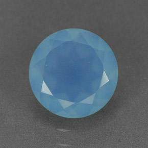 Calcédoine Bleu naturelle Transparent, 1.07 ct, Transparent / Translucide