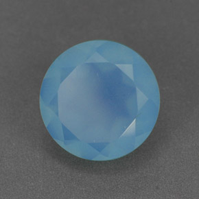 Calcédoine Bleu naturelle Transparent, 1.07 ct, Transparent / Translucide