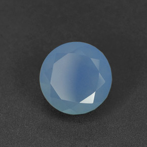 Calcédoine Bleu naturelle Transparent, 1.08 ct, Transparent / Translucide