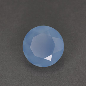 Calcédoine Bleu naturelle Transparent, 1.03 ct, Transparent / Translucide