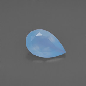 Calcédoine Bleu naturelle Transparent, 0.64 ct, Transparent / Translucide