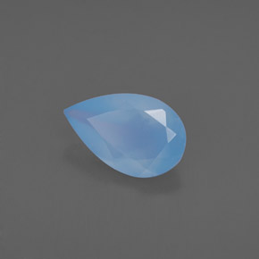 Calcédoine Bleu naturelle Transparent, 0.64 ct, Transparent / Translucide