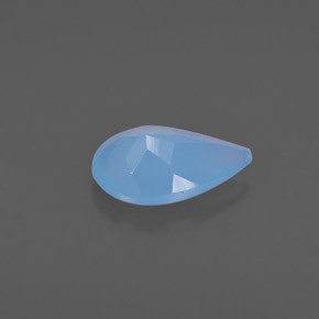 Calcédoine Bleu naturelle Transparent, 0.64 ct, Transparent / Translucide