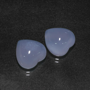 Achetez naturel ct bleue calcédoine gems, forme de coeur, en provenance namibie chez gemselect. en stock, livraison internationale!