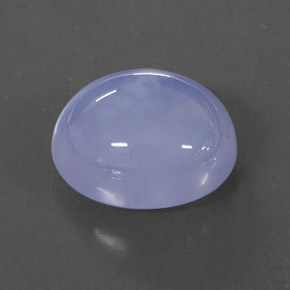 Calcédoine bleue naturelle transparent, 5,50 ct, transparent / translucide