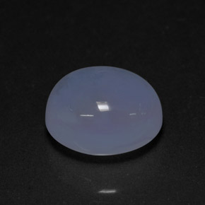 Calcédoine bleue naturelle transparent, 4,76 ct, transparent / translucide