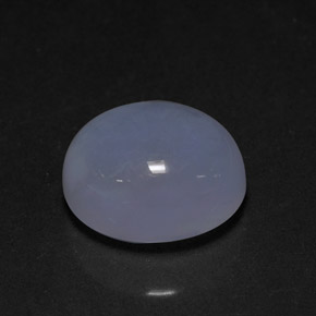 Calcédoine bleue naturelle transparent, 4,69 ct, transparent / translucide