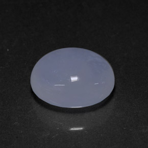 Calcédoine bleue naturelle transparent, 4,03 ct, transparent / translucide