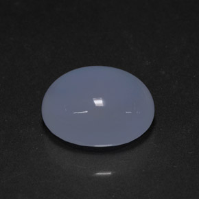 Calcédoine bleue naturelle transparent, 3,97 ct, transparent / translucide