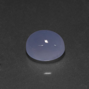 Calcédoine bleue naturelle transparent, 5,27 ct, transparent / translucide